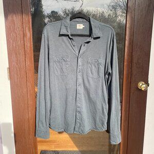 Faherty Knit Seasons Shirt - Blue Nights - MENS